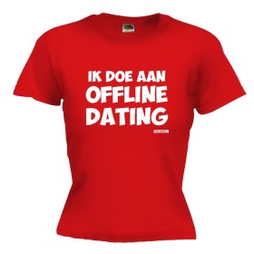 ik doe aan offline dating Heren shirt