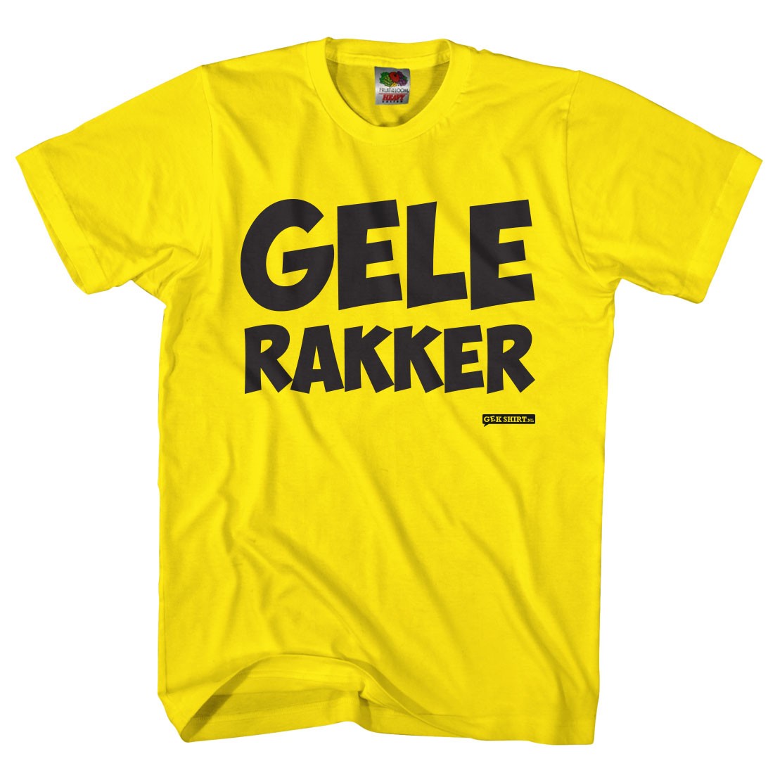 Hiel geest bijvoorbeeld Gele rakker - Koningsdag t shirt - Leuke Koningsdag T-shirts