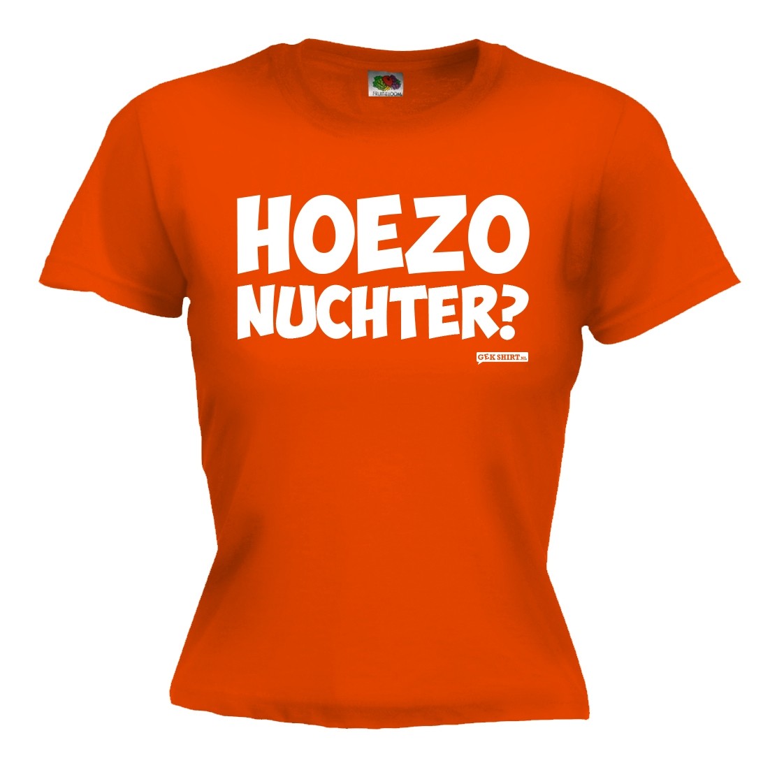 Hoezo nuchter Dames shirt