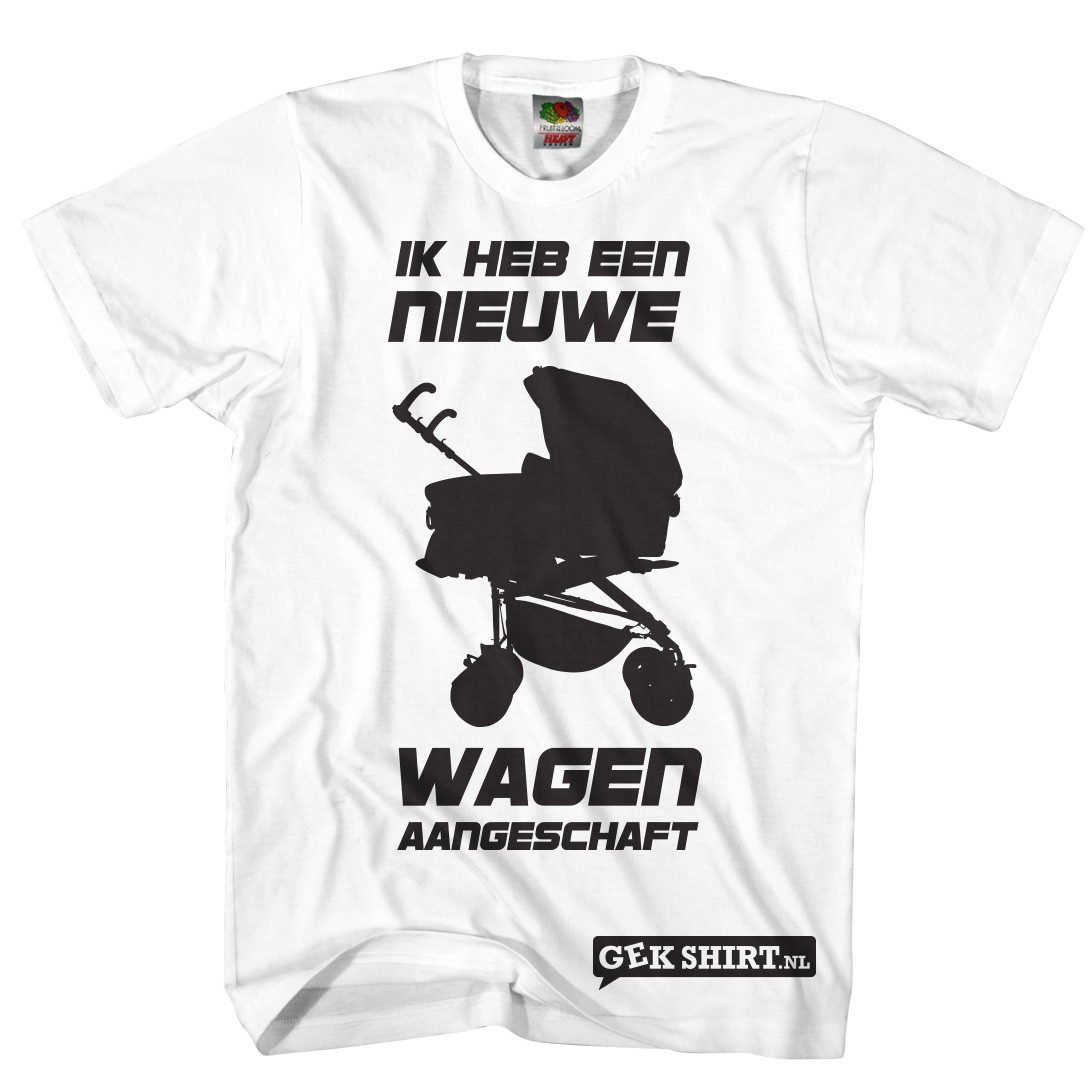 Ik heb een nieuwe wagen Grappig shirt voor de vader