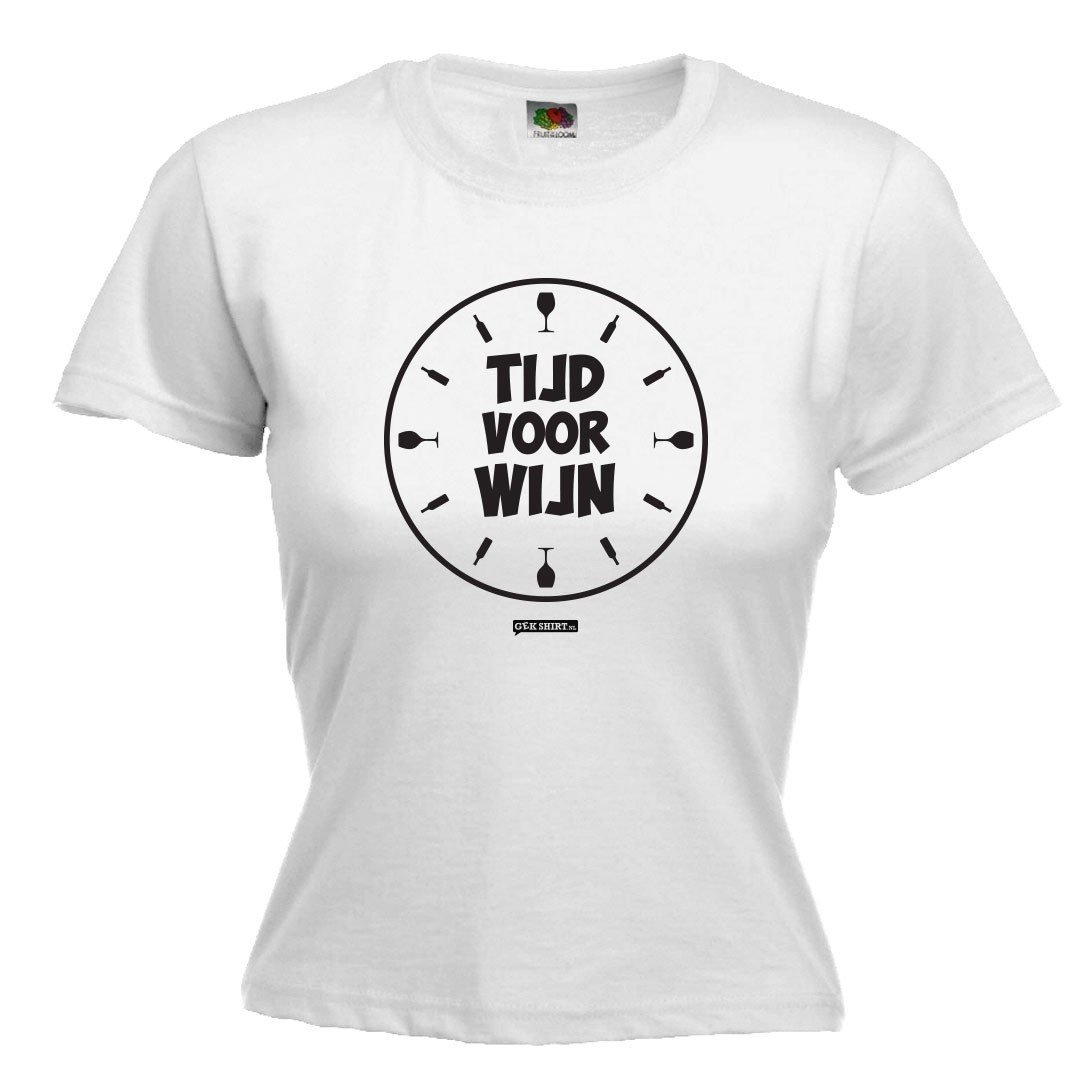 Tijd voor wijn Dames shirt