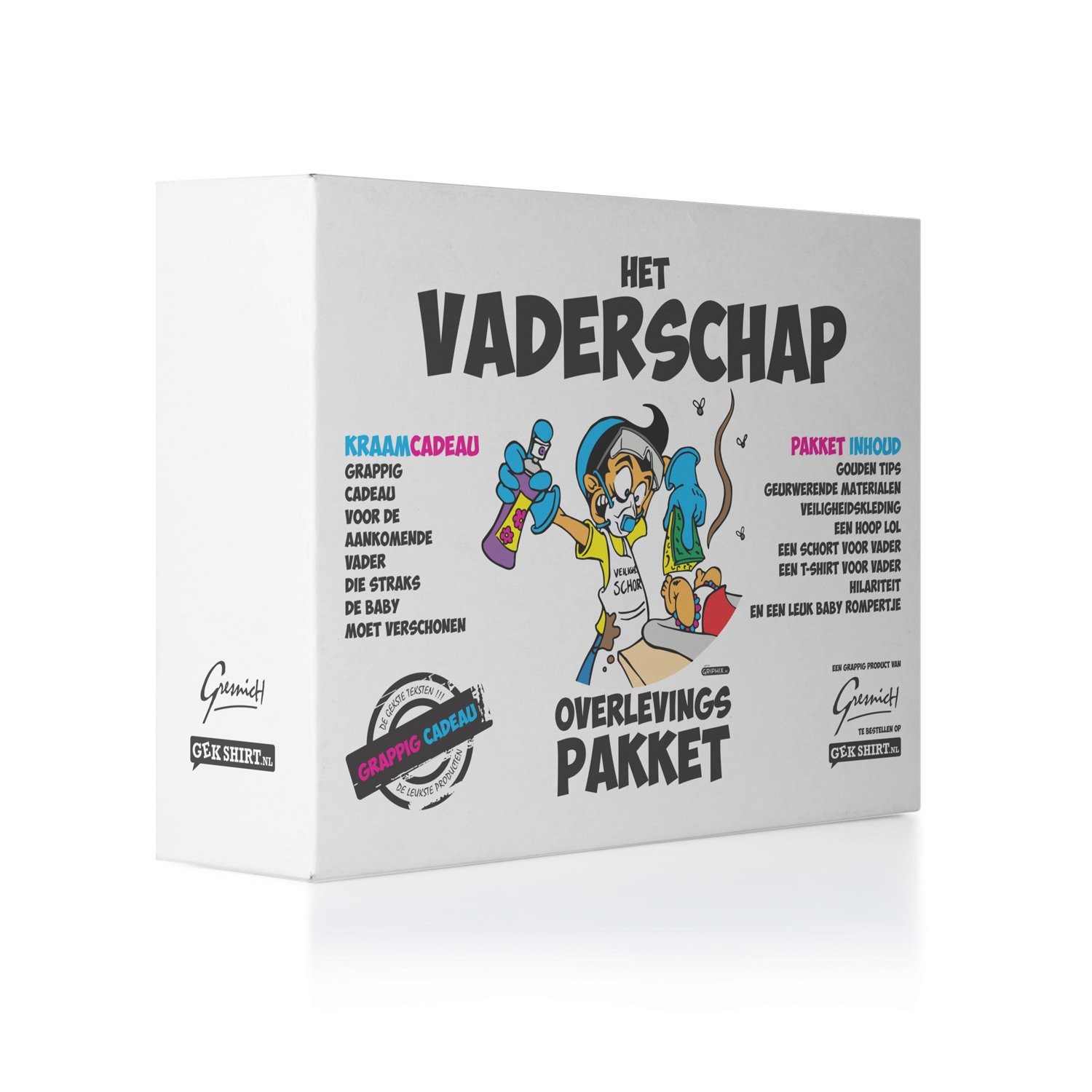 Het VADERSCHAP overlevingspakket! Kraamcadeau voor de aankomende vader 