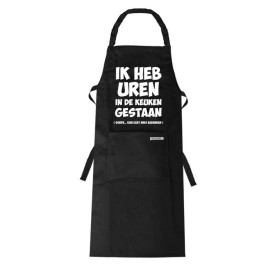Ik heb uren in de keuken gestaan... Sorry kon echt niks bedenken!  Leuk keukenschort