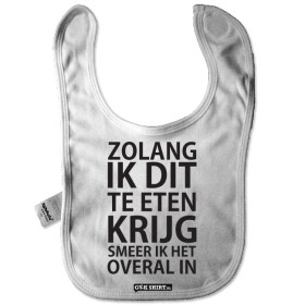 Zolang ik dit te eten krijg....Leuk slabbetje