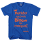 Nuchter en toch Blauw op Koningsdag shirt