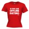 Ik doe aan offline dating Dames shirt