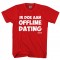 ik doe aan offline dating Heren shirt